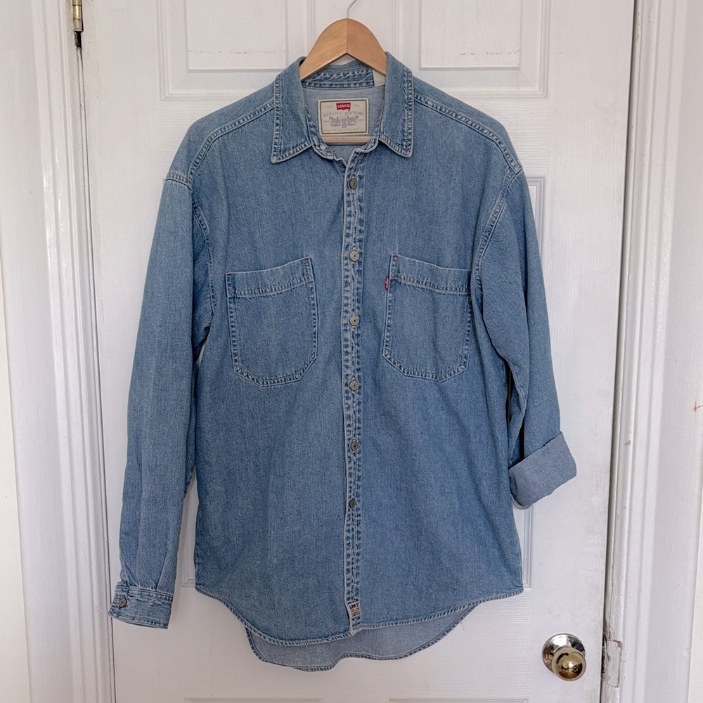 Levi's Vintage Blue Denim Shirt - classic, oversized, timeless